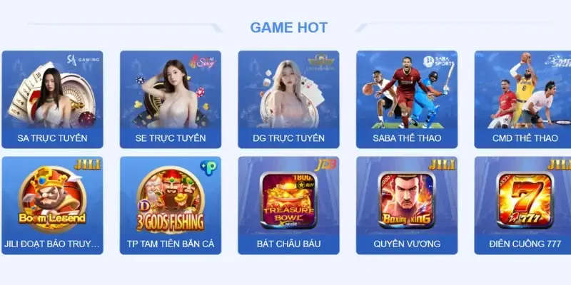 Cập nhật kho game giải trí đình đám của thương hiệu hiện nay